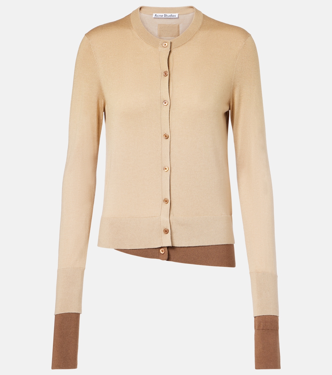 Cardigan in seta, lana e cashmere | Acne Studios