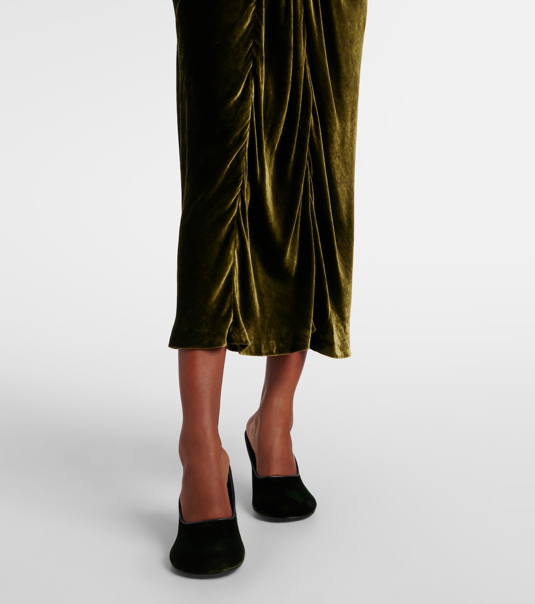 Midirock aus Samt | Dries Van Noten