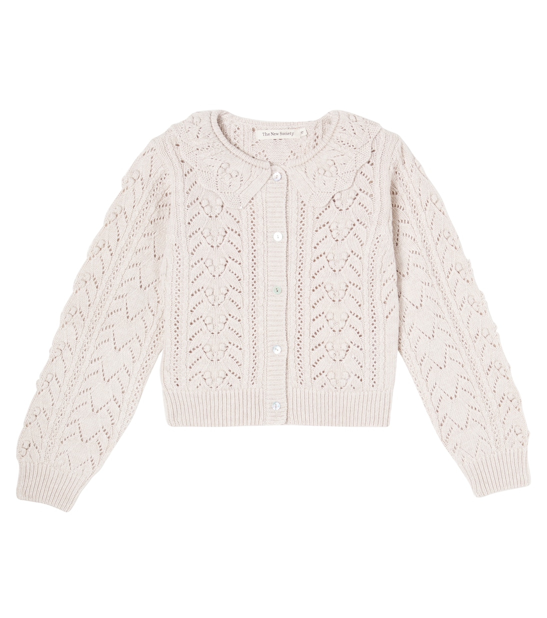 Cardigan Lila aus Baumwolle | The New Society