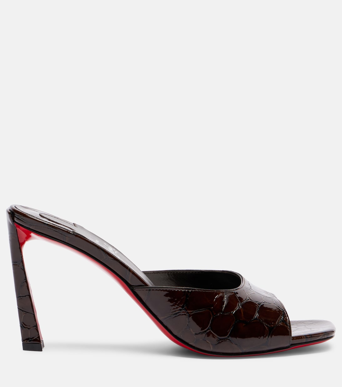 Mules Condora 85 en cuir verni | Christian Louboutin