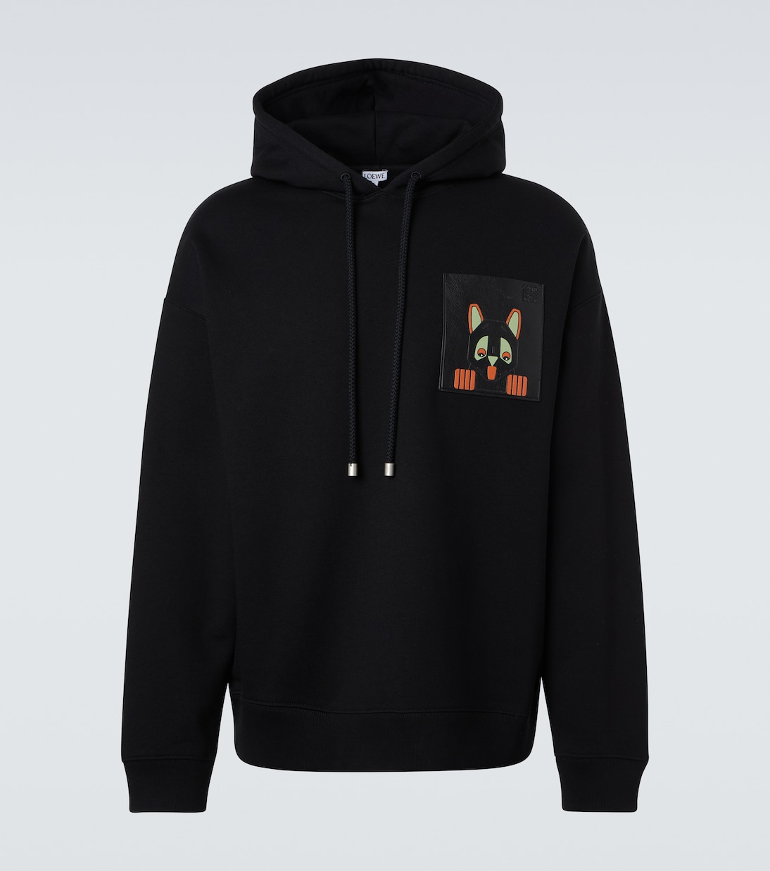 x Louis Wain cotton fleece hoodie | Loewe