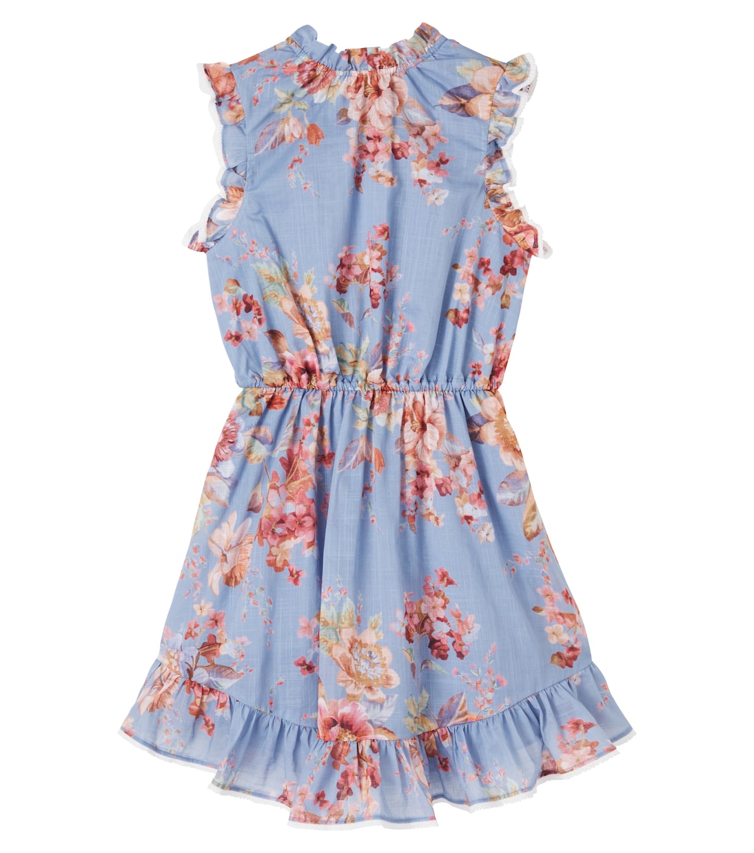 Abito Awaken in cotone con stampa floreale | Zimmermann Kids