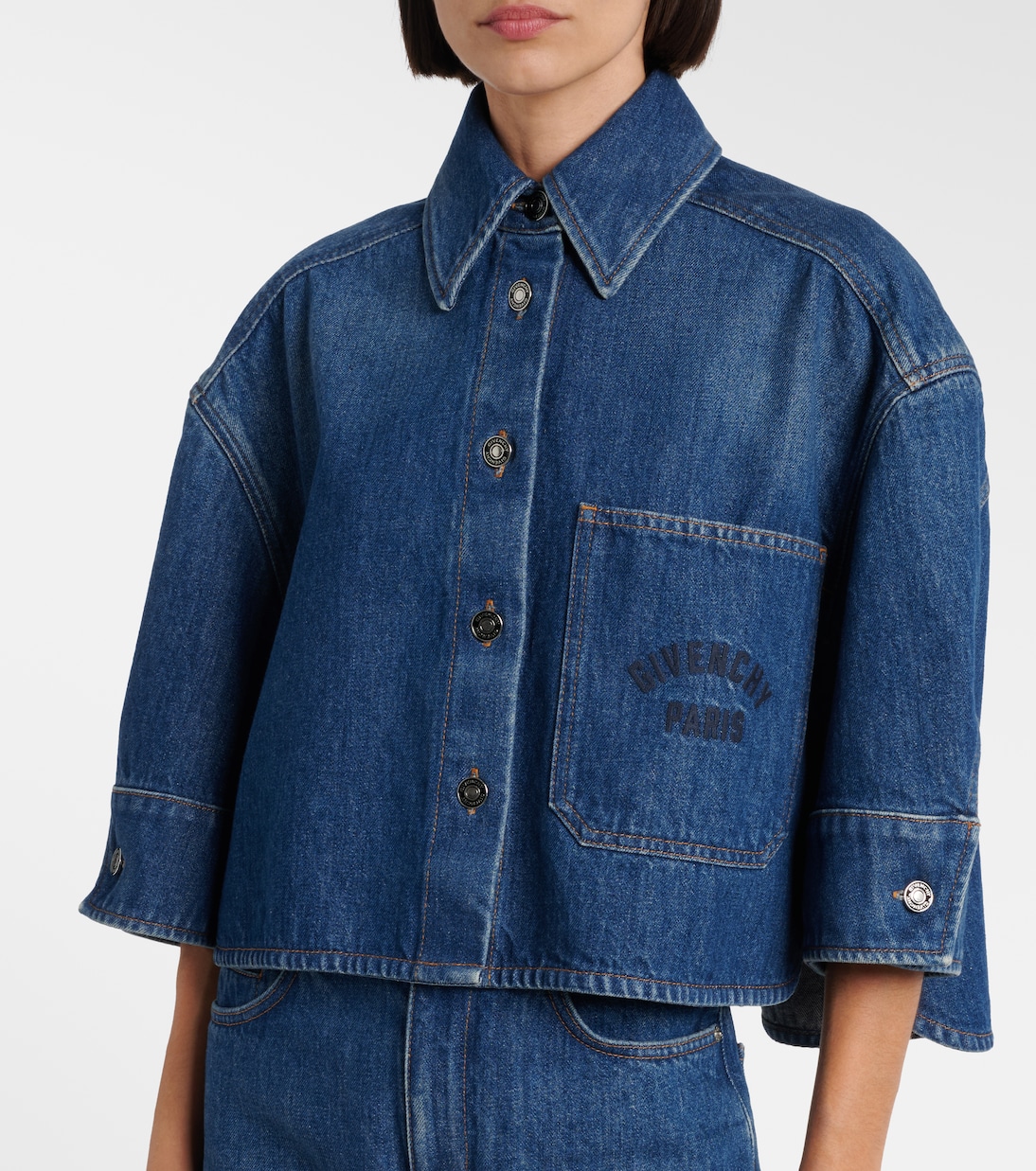 Oversized denim shirt | Givenchy