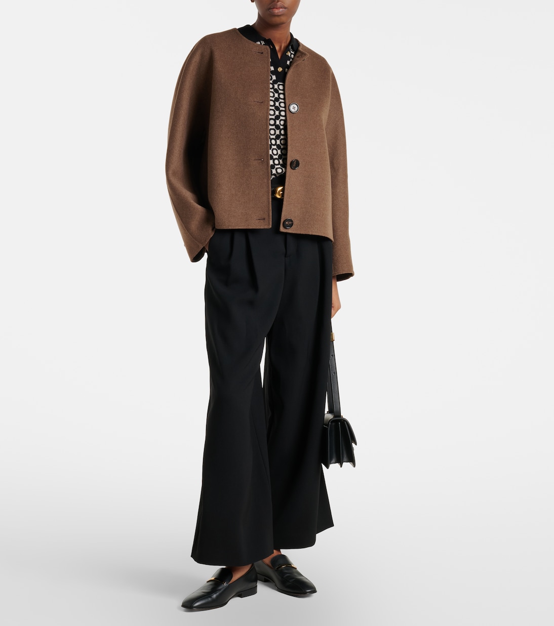 Medera wool jacquard polo sweater | 'S Max Mara