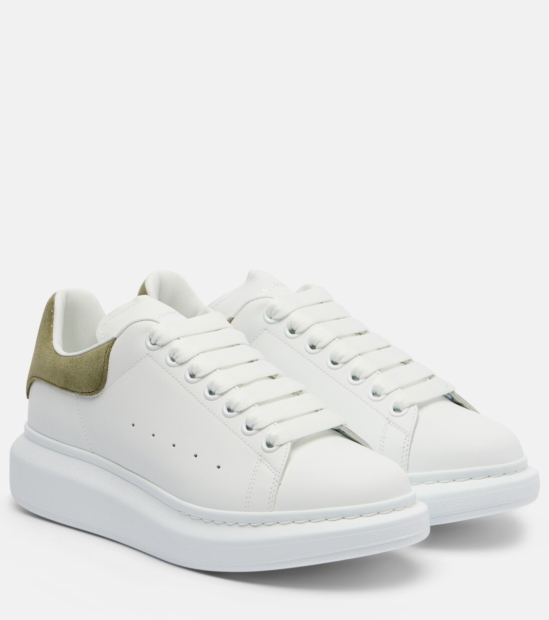 Oversized leather sneakers | McQueen
