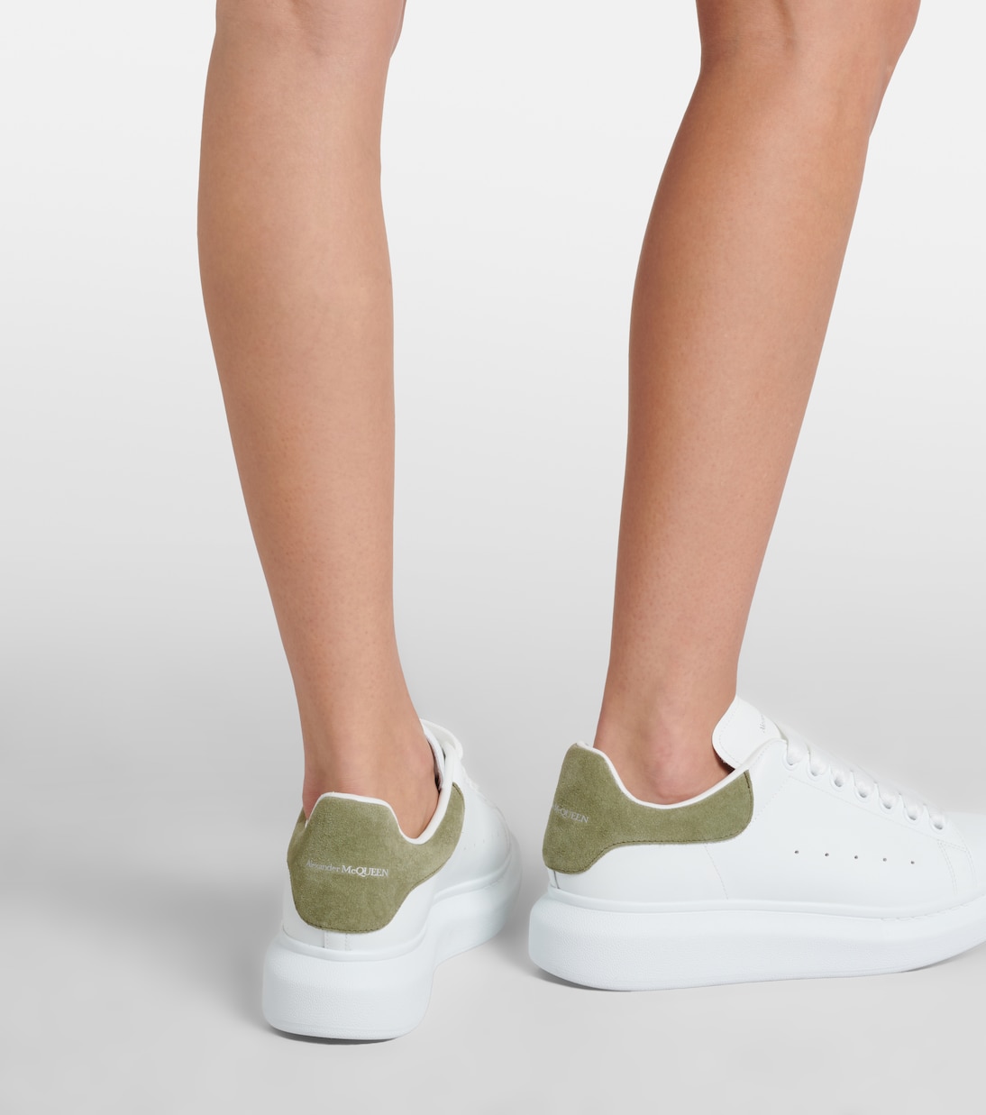 Oversize-Sneakers aus Leder | McQueen