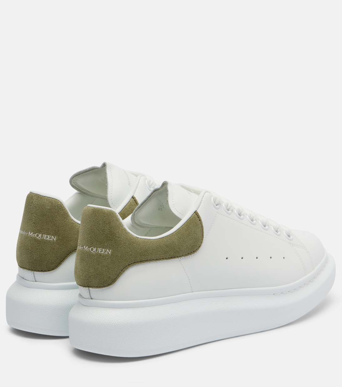 Oversized leather sneakers | McQueen