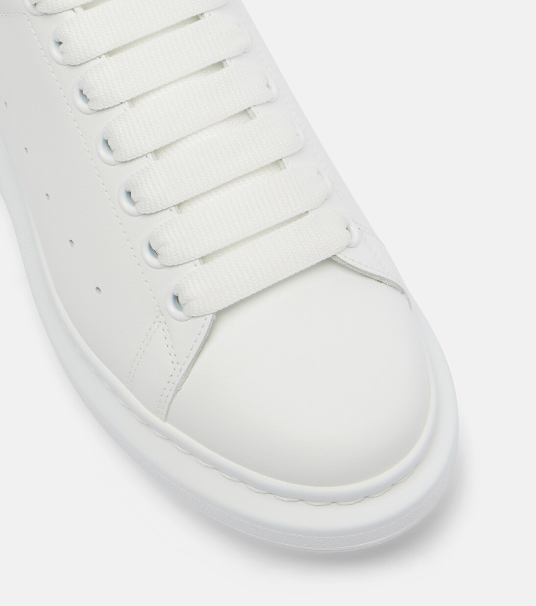 Oversized leather sneakers | McQueen