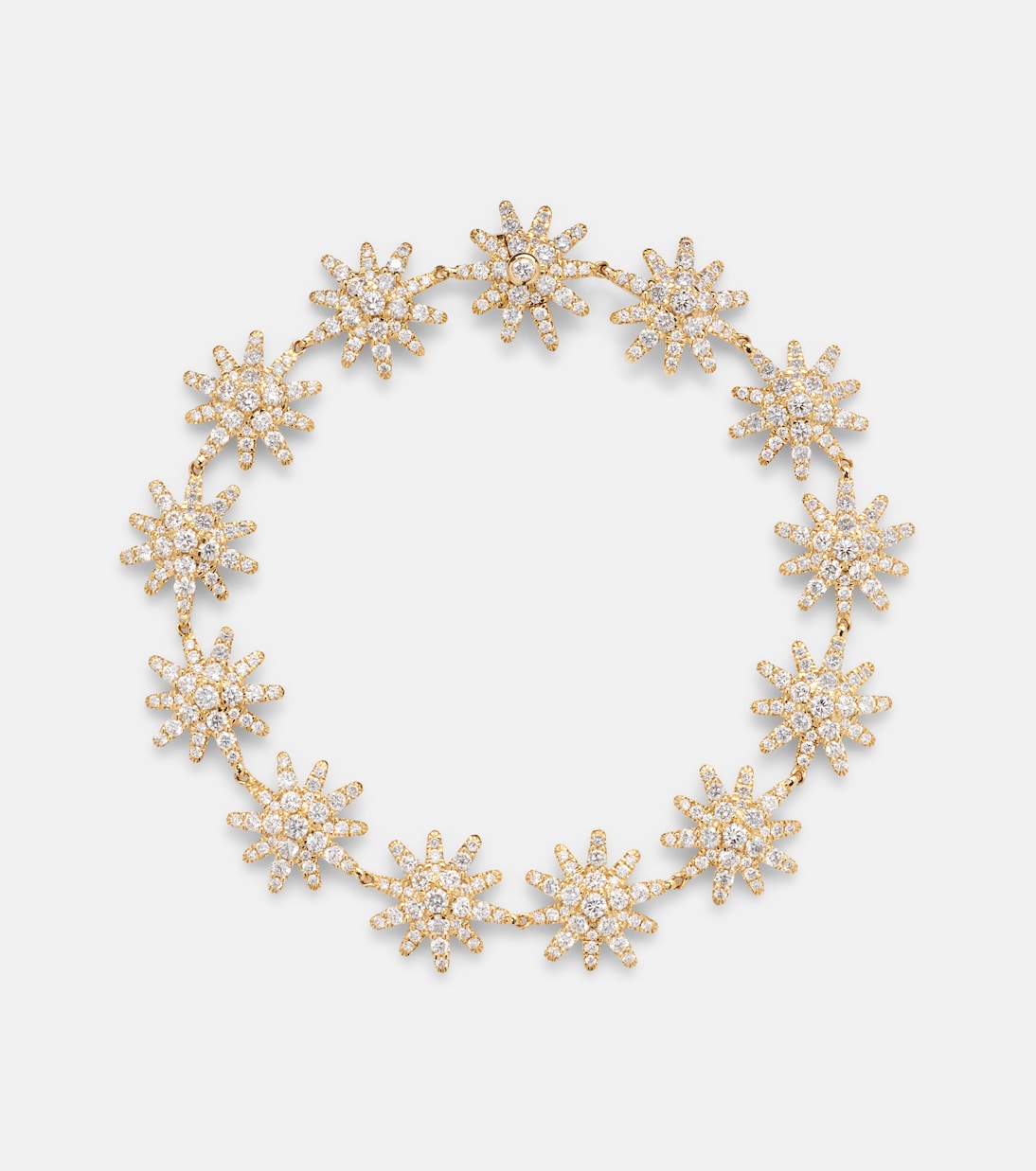 Pulsera Starbust de oro de 14 ct (750/1000) con diamantes | David Yurman