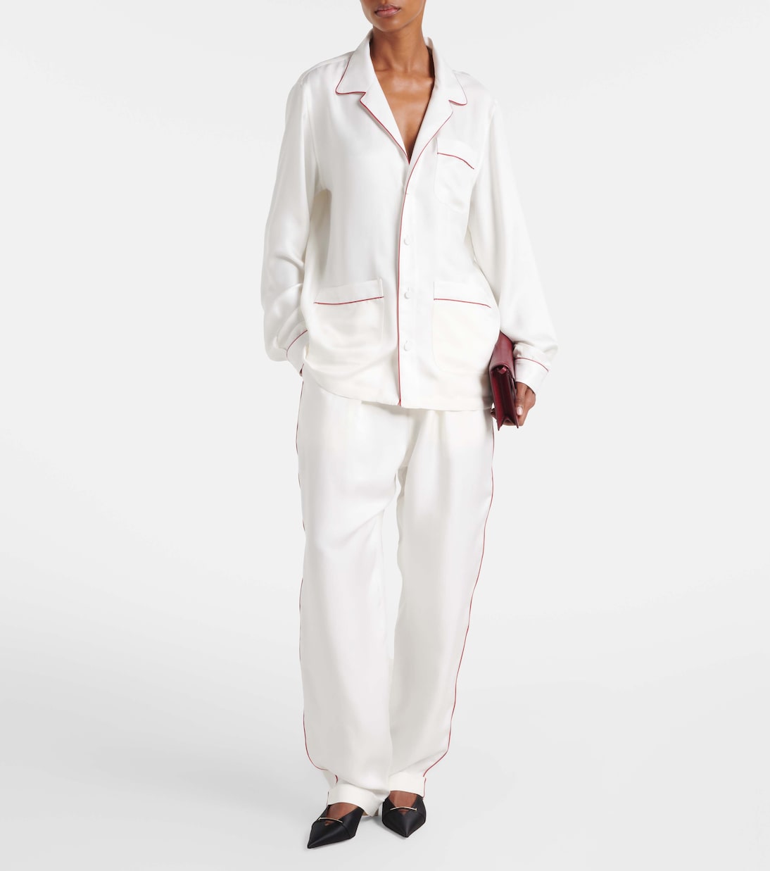 Silk twill pajama pants | Tom Ford