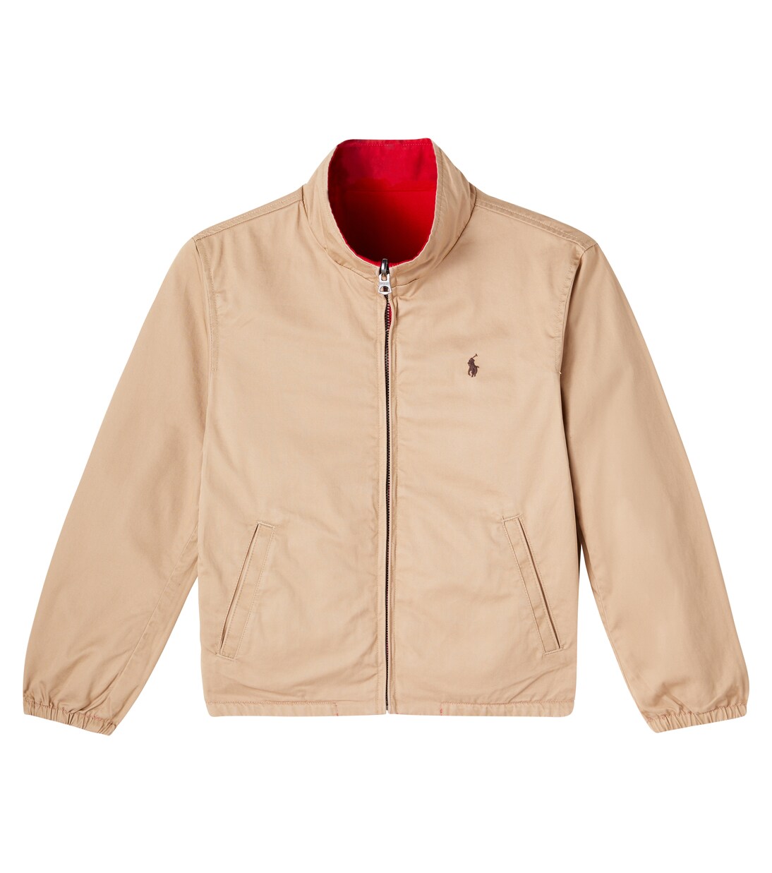 Reversible cotton jacket | Polo Ralph Lauren Kids