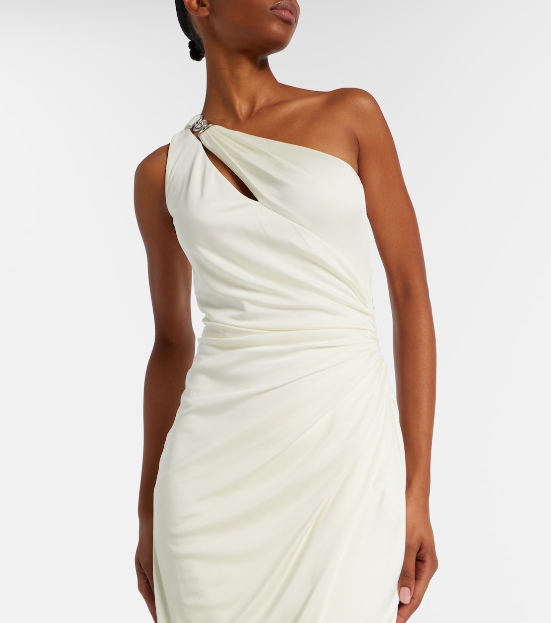 Medusa '95 gathered jersey gown | Versace