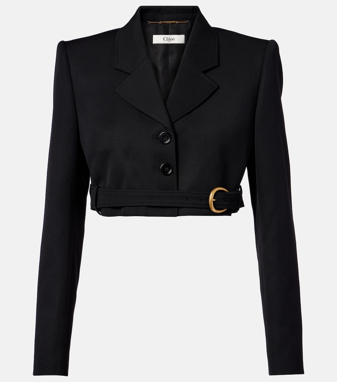 Cropped virgin wool blazer | Chloé