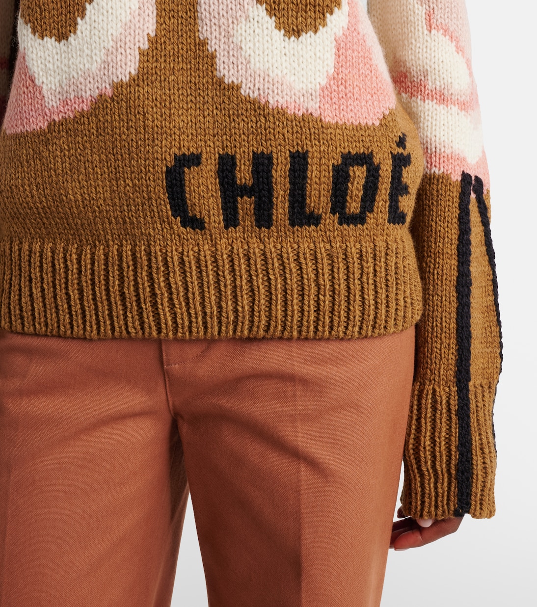 Wool jacquard sweater | Chloé