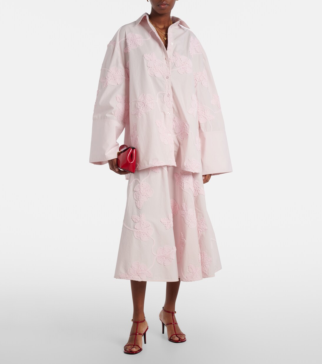 Chemise Lipy brodée en coton | Rotate