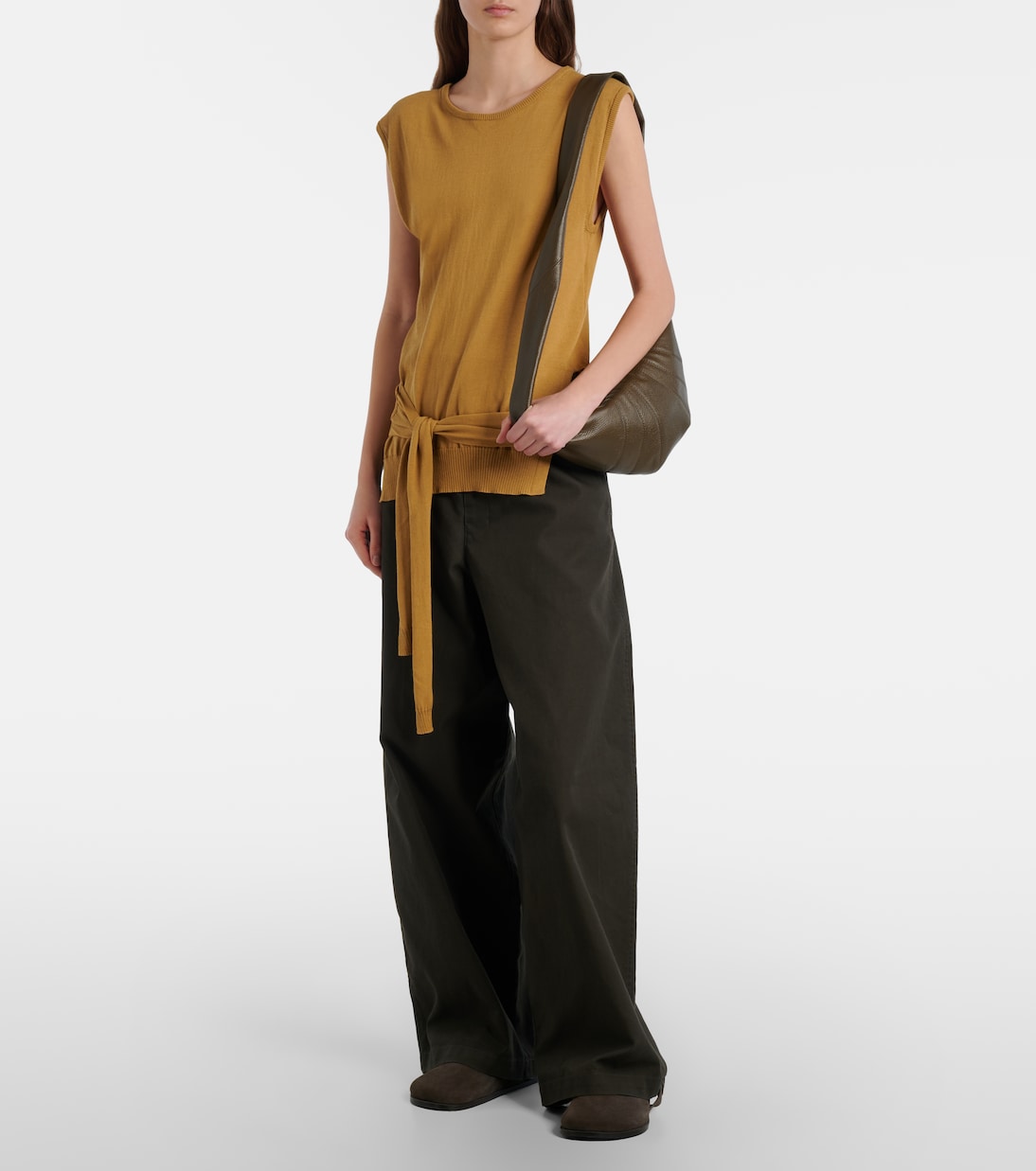 Croissant Small leather bag | Lemaire