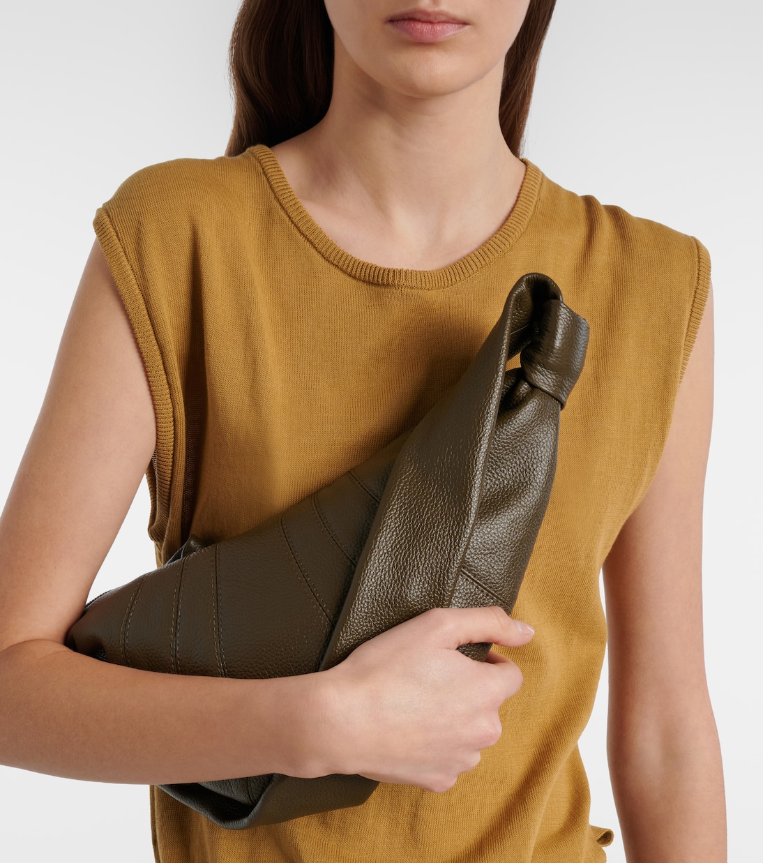 Croissant Small leather bag | Lemaire