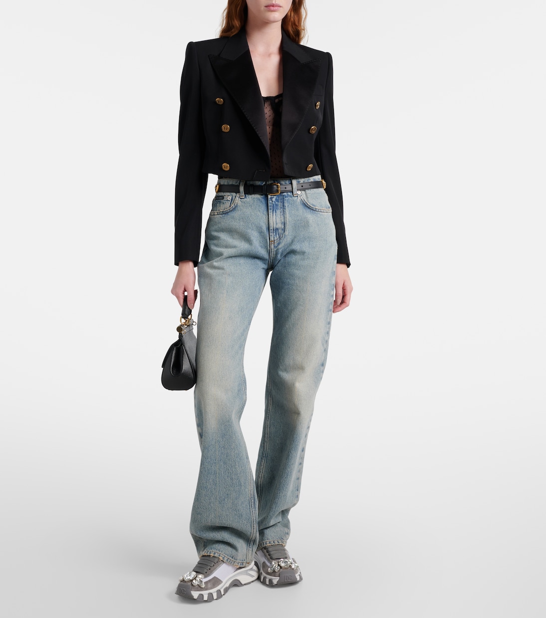 DG Country Road suede-trimmed sneakers | Dolce&Gabbana