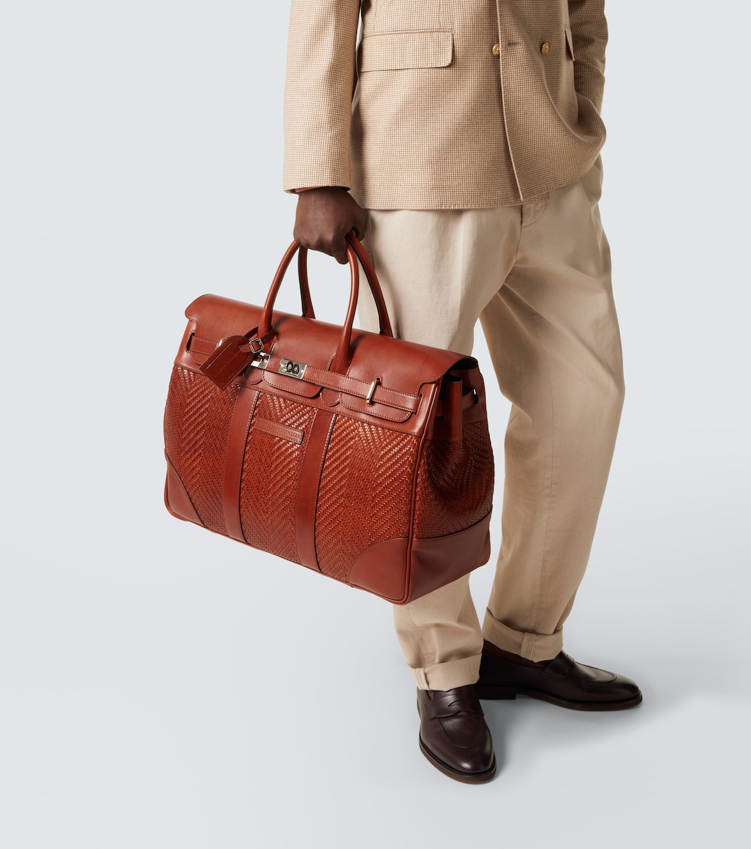 Country leather tote bag | Brunello Cucinelli