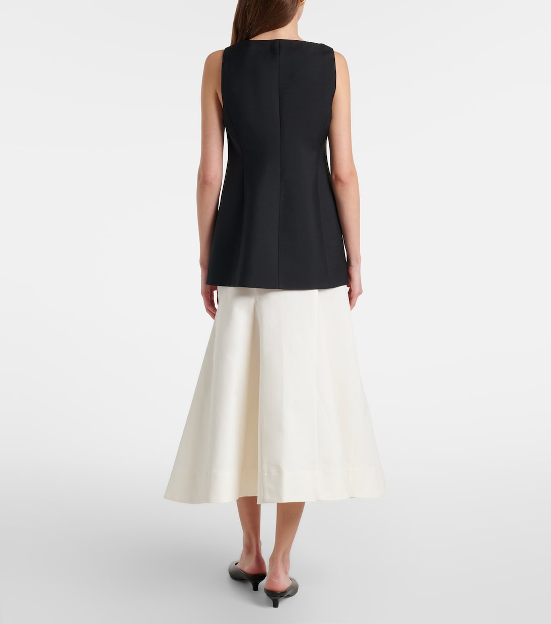 Cotton midi skirt | Róhe