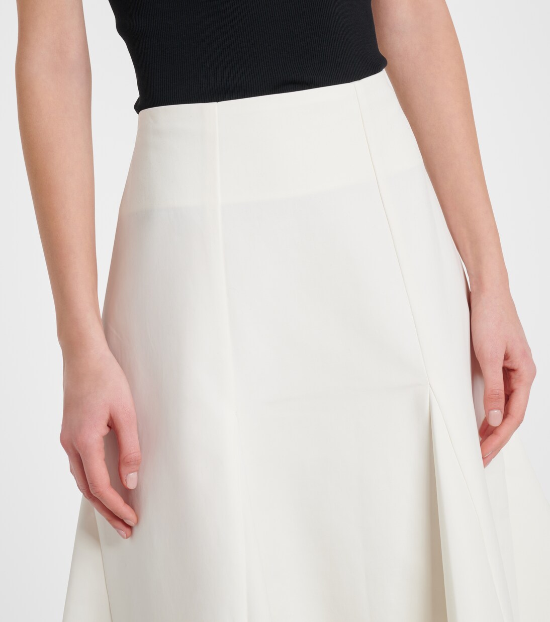 Cotton midi skirt | Róhe