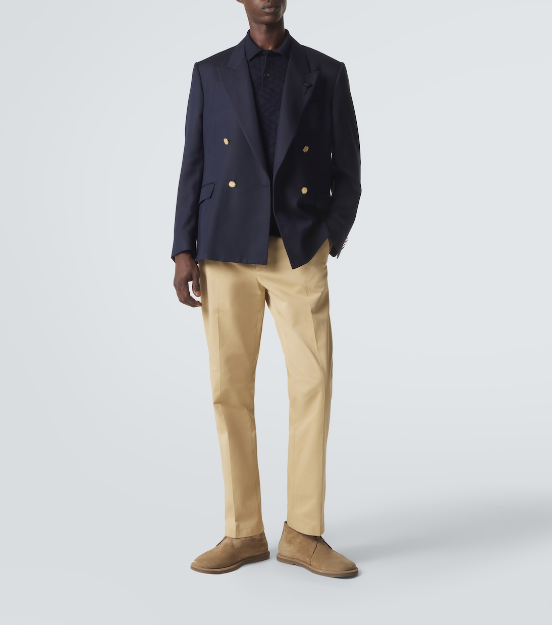 Cotton twill chinos | Burberry
