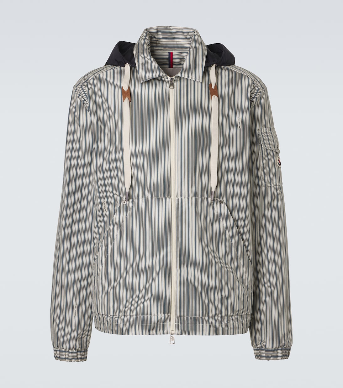 Havas striped cotton blouson jacket | Moncler