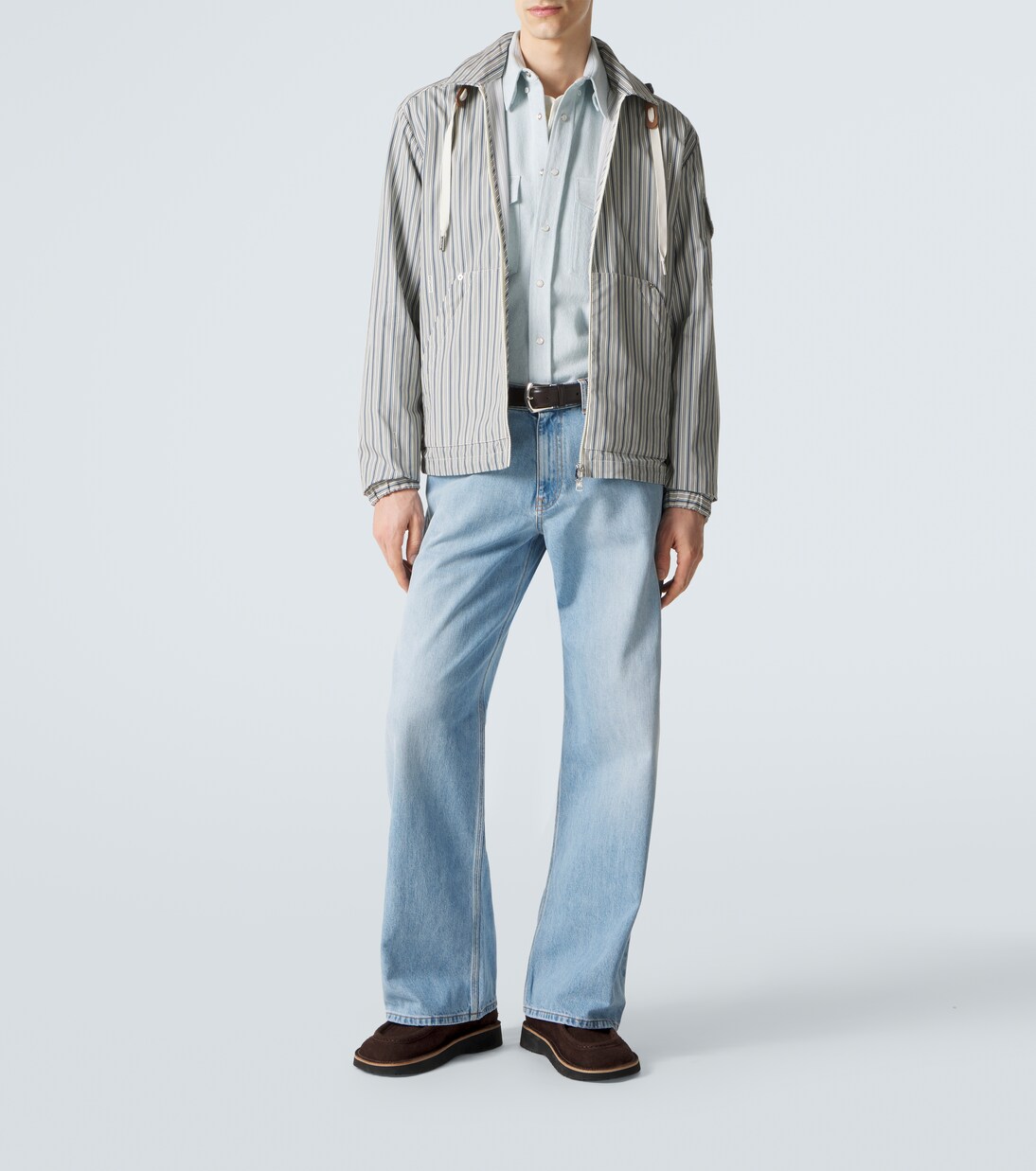 Havas striped cotton blouson jacket | Moncler