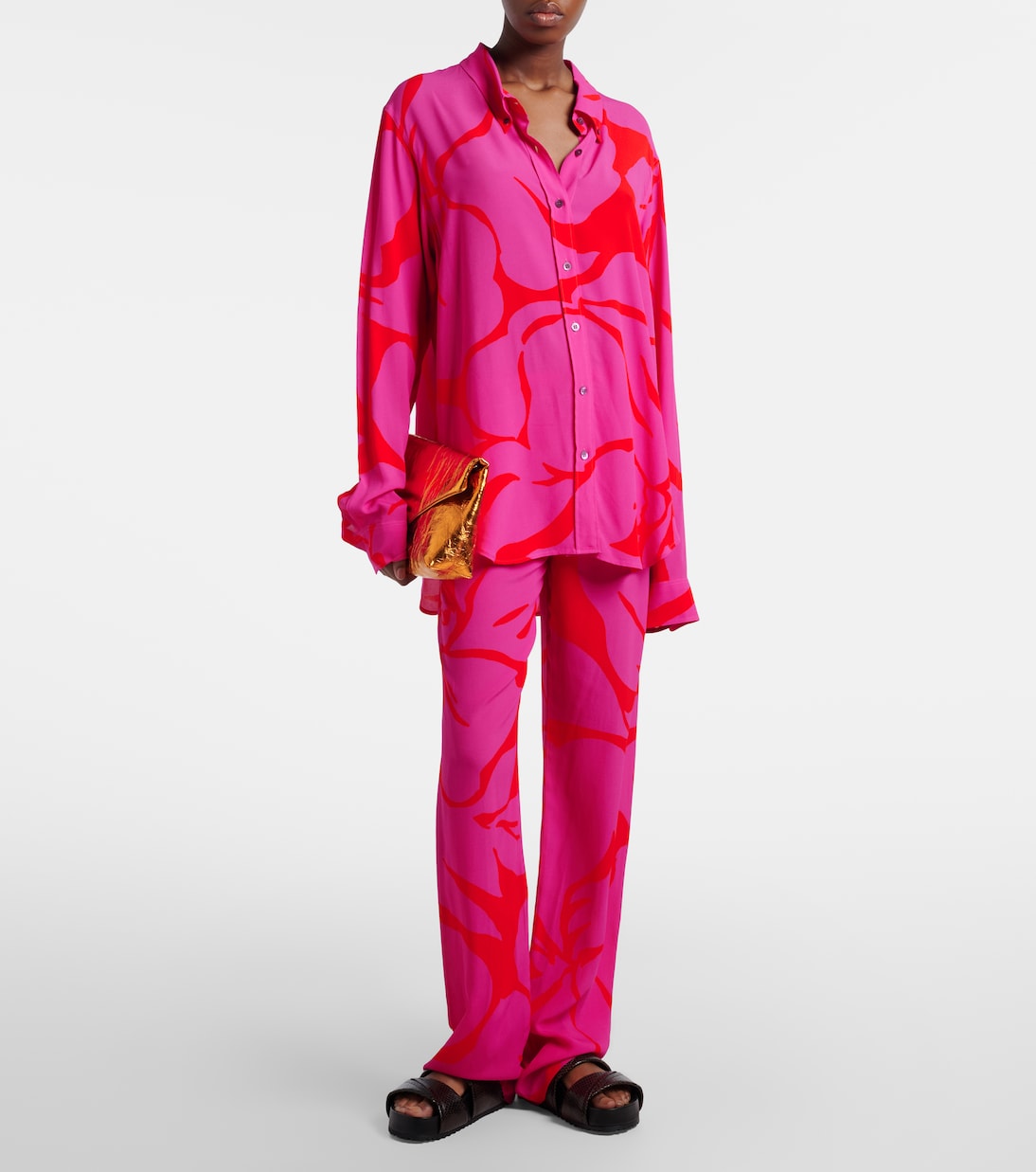 Floral oversized shirt | Dries Van Noten