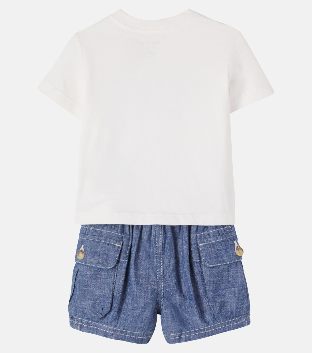 Baby logo T-shirt and shorts set  | Polo Ralph Lauren Kids