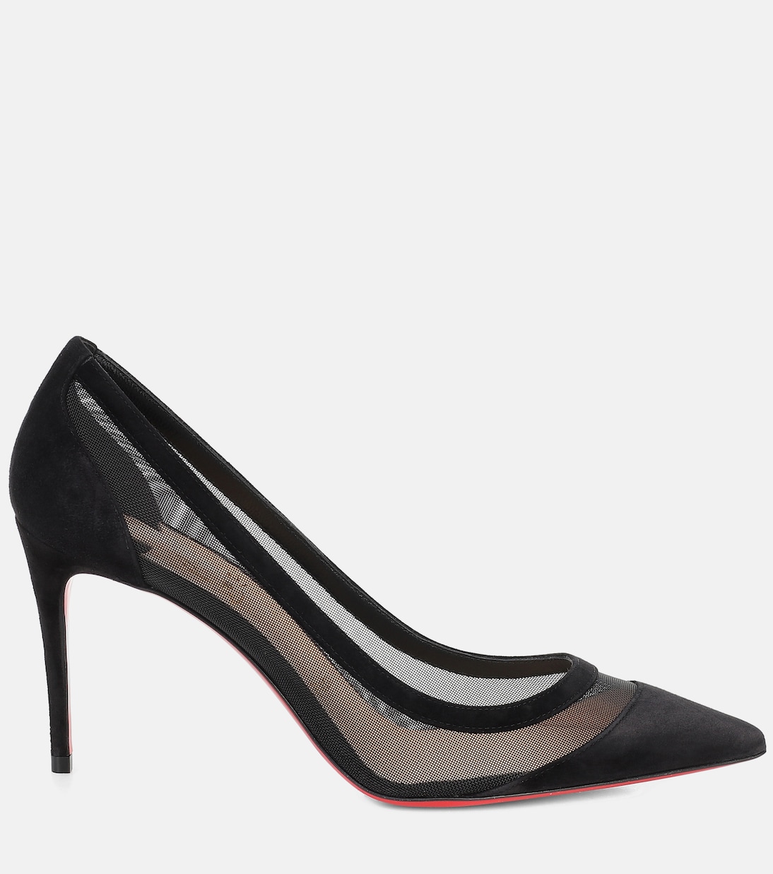 Galavati 85 suede and mesh pumps | Christian Louboutin