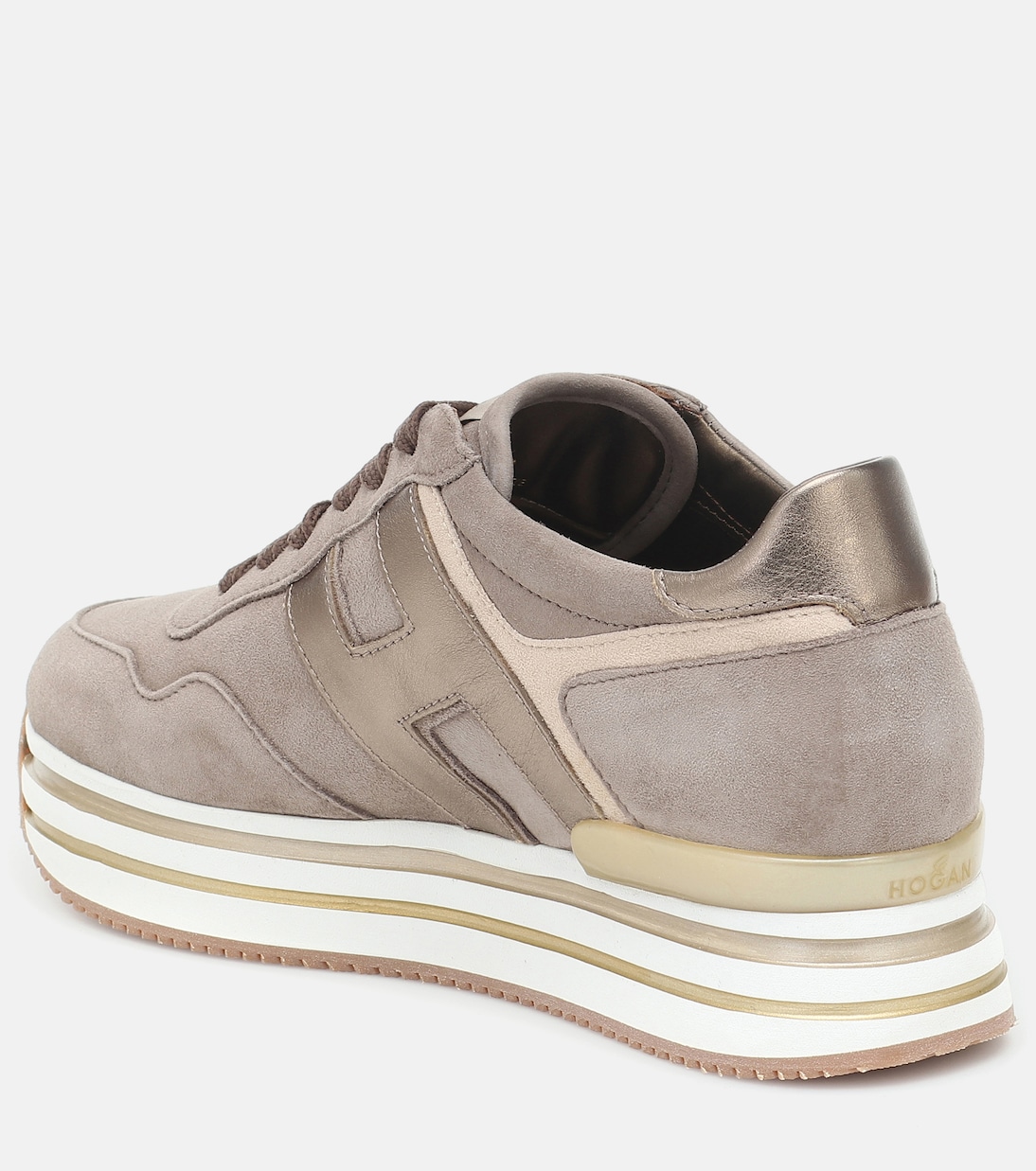 Sneakers Midi H222 in pelle con platform | Hogan