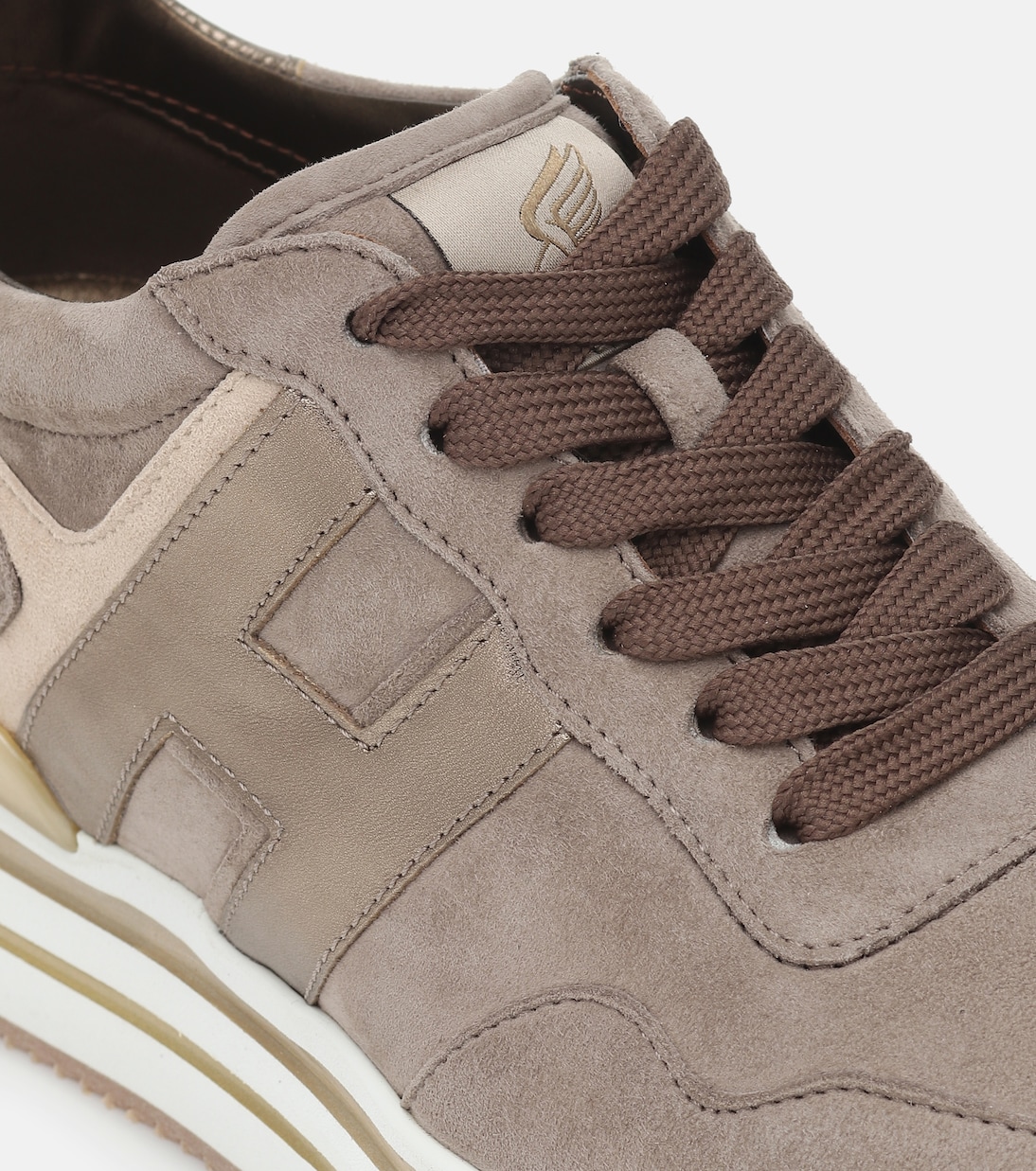 Sneakers Midi H222 in pelle con platform | Hogan