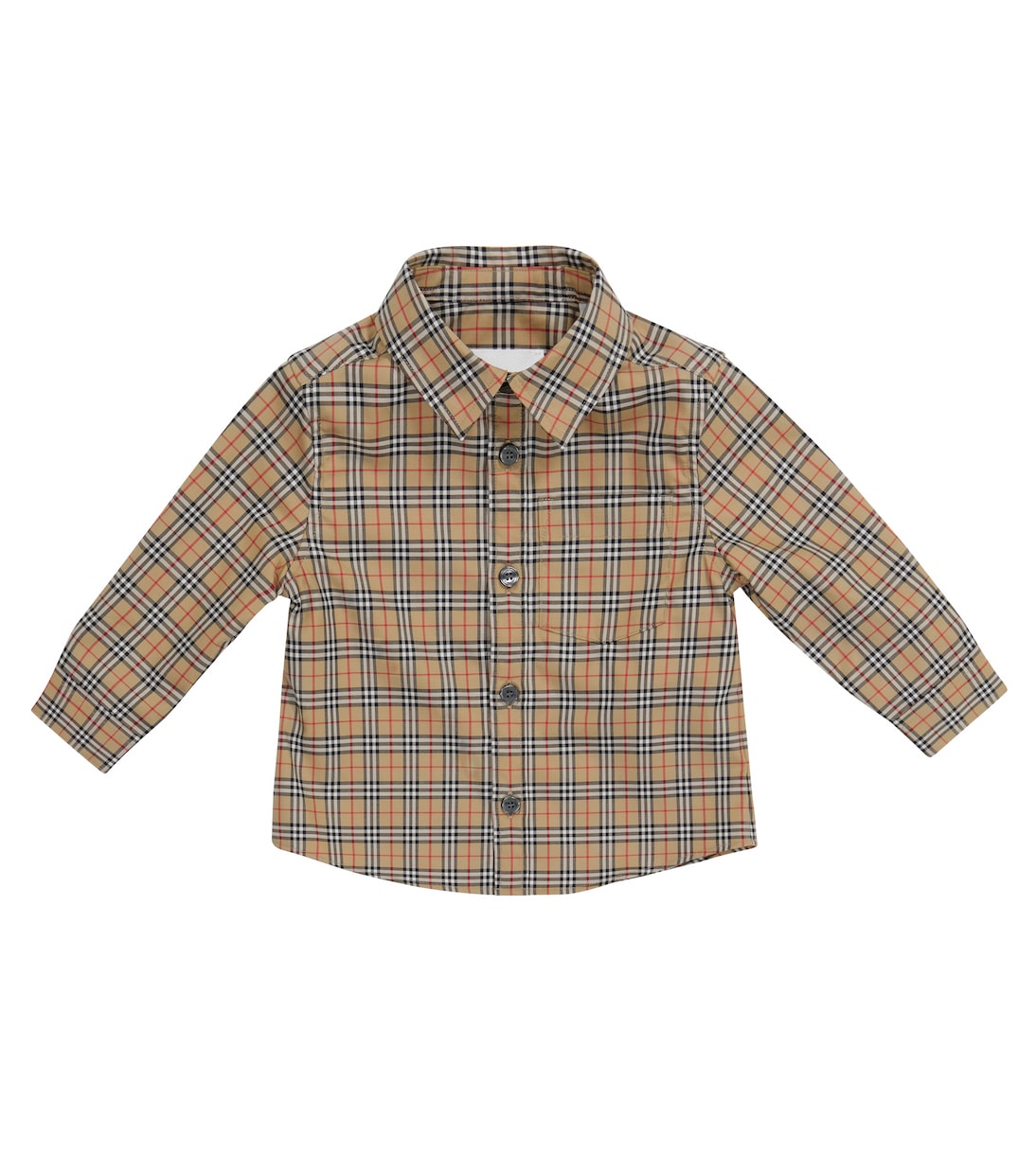 Baby Archive Check stretch-cotton shirt | Burberry Kids