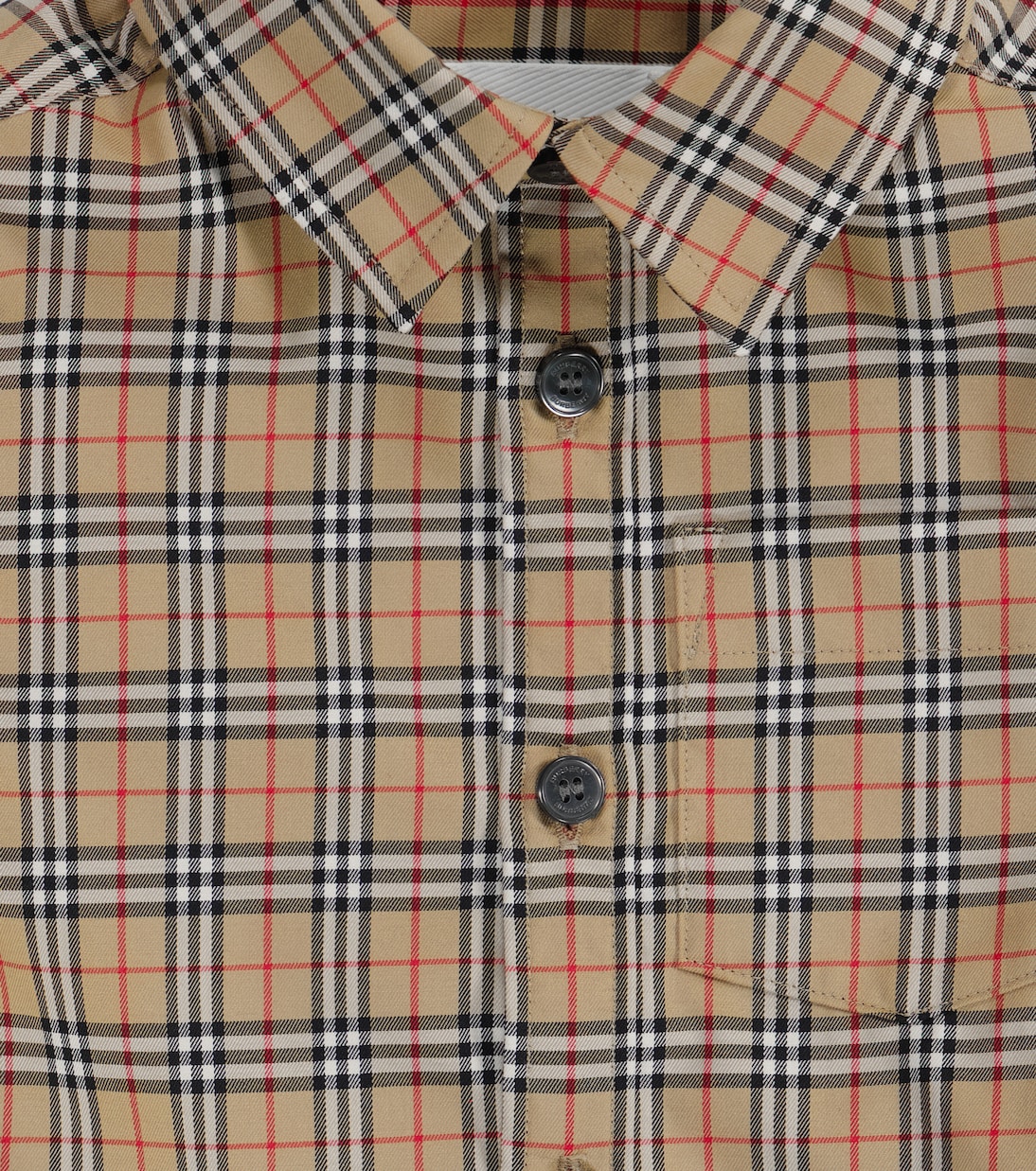 Baby Archive Check stretch-cotton shirt | Burberry Kids