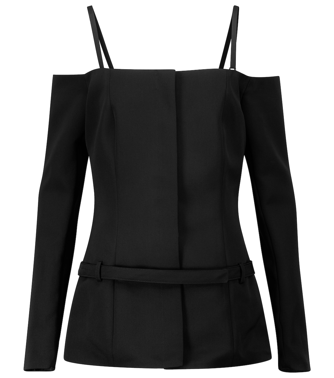 Off-shoulder virgin wool top | Coperni