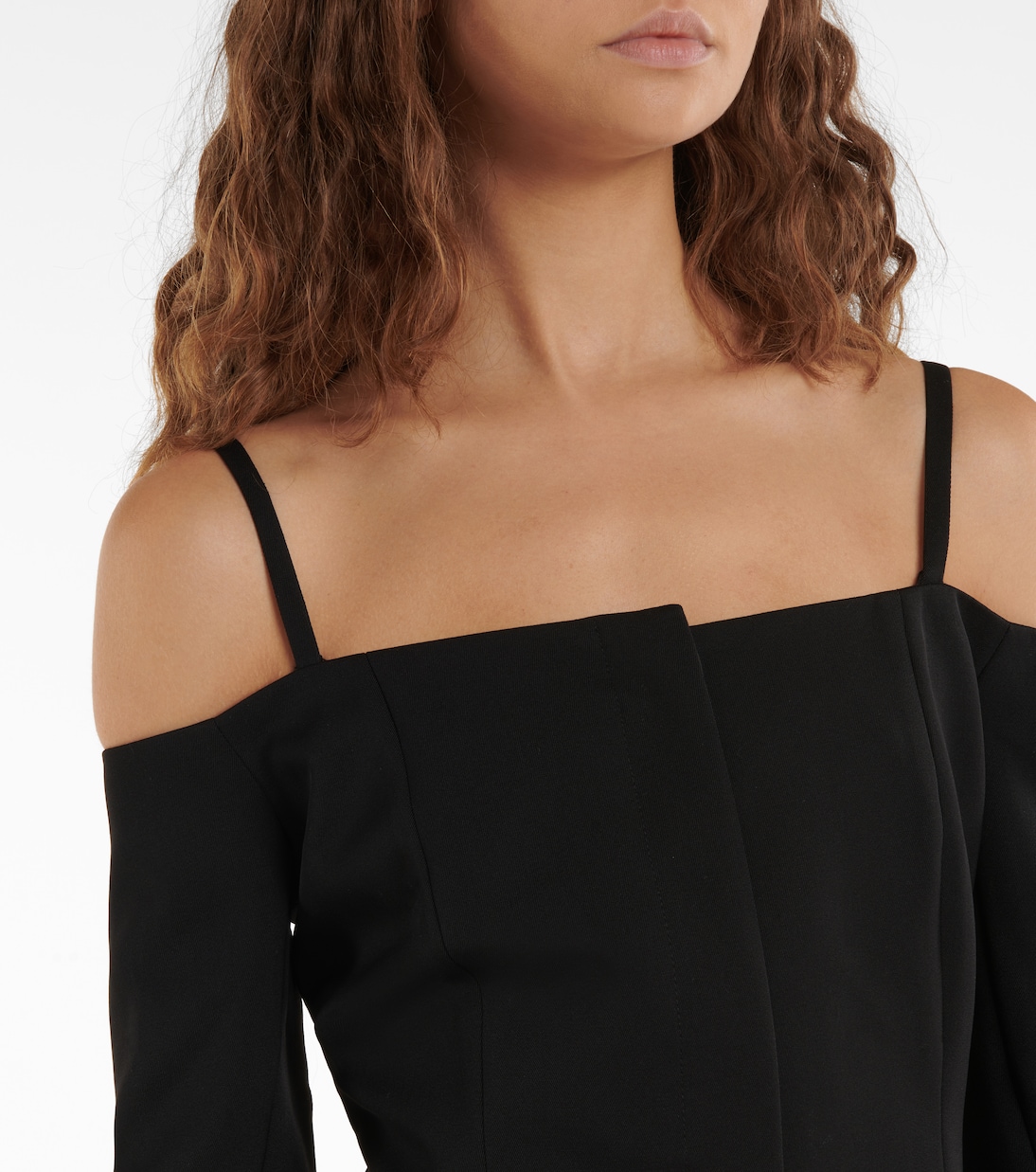 Off-shoulder virgin wool top | Coperni
