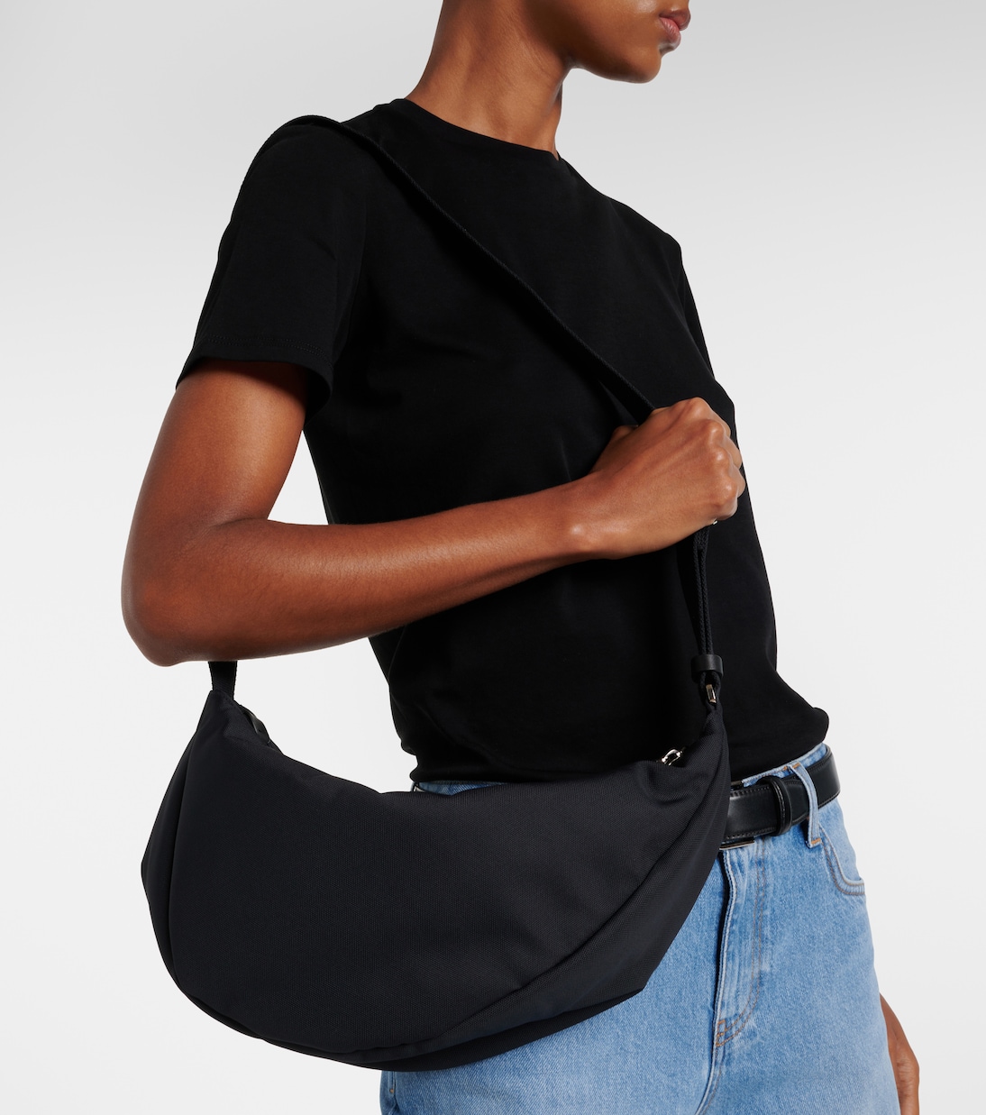 Borsa a spalla Slouchy Banana in nylon | The Row