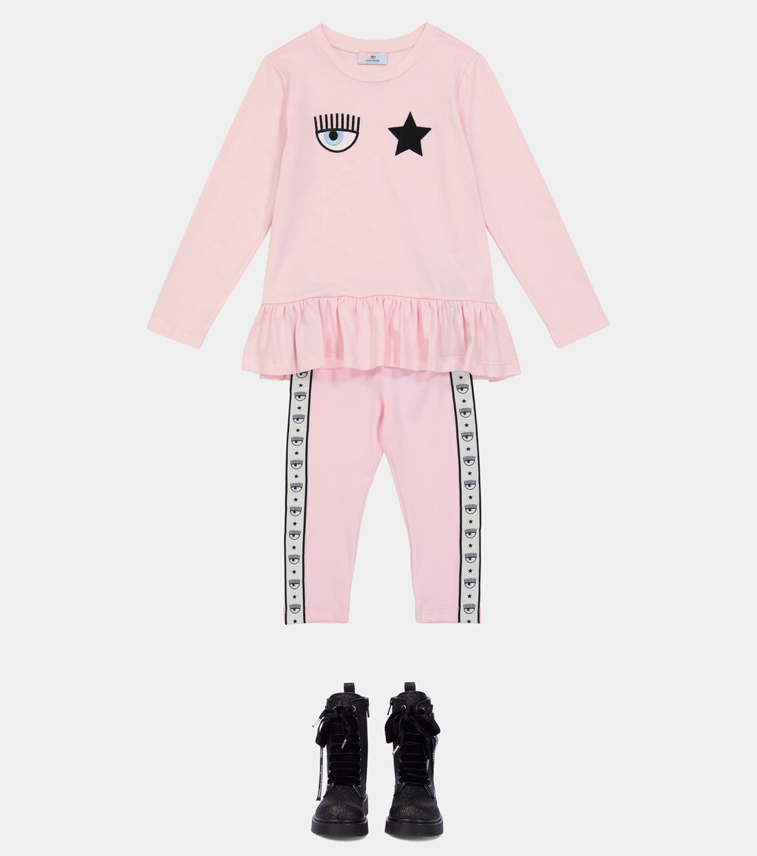 x Chiara Ferragni Logomania leggings | Monnalisa