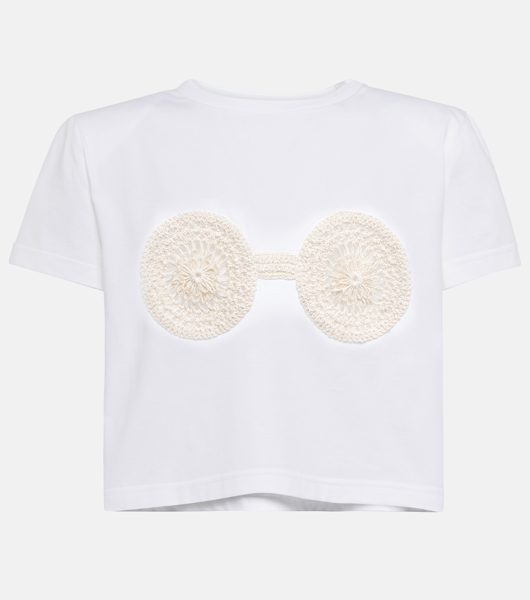 Embroidered cotton T-shirt | Magda Butrym