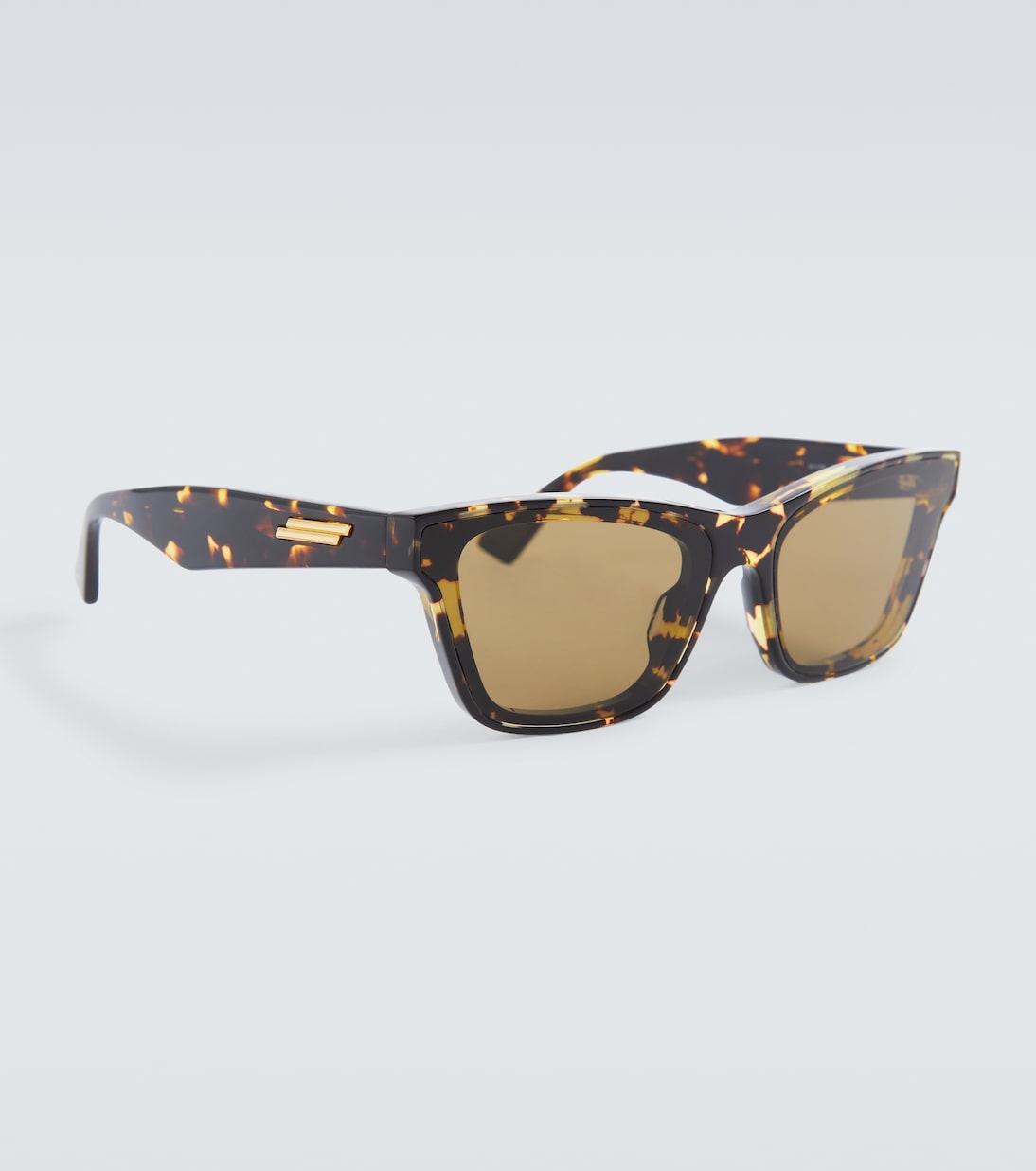 Occhiali da sole in acetato tartarugato | Bottega Veneta