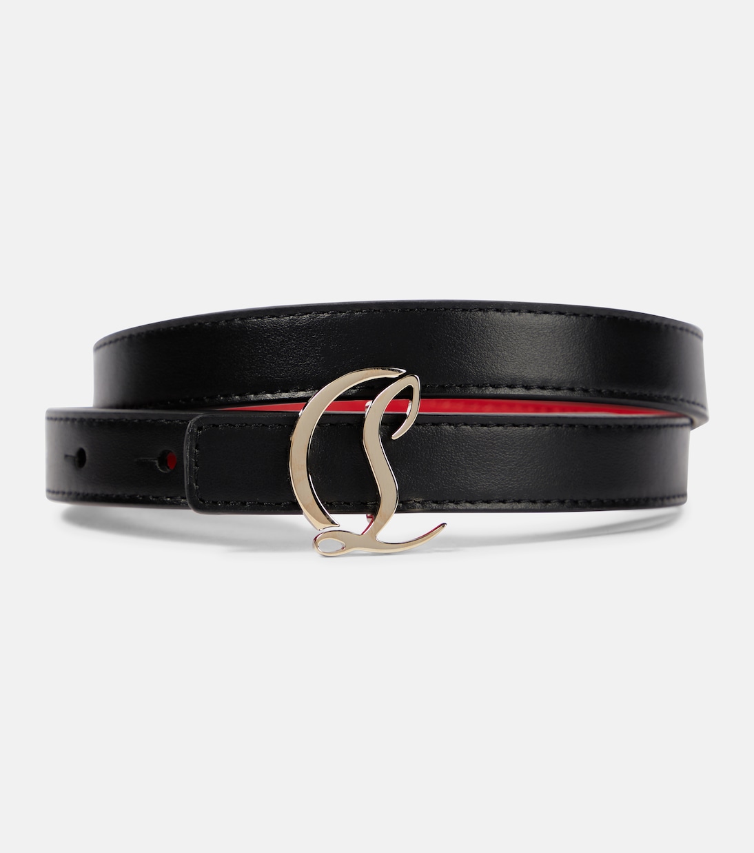 Cinturón de piel con logo | Christian Louboutin