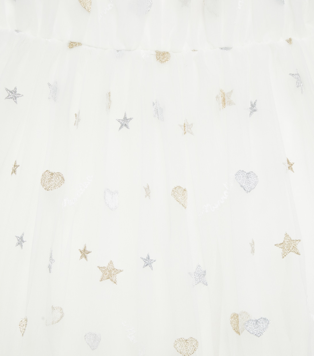 Besticktes Kleid aus Tüll | Monnalisa