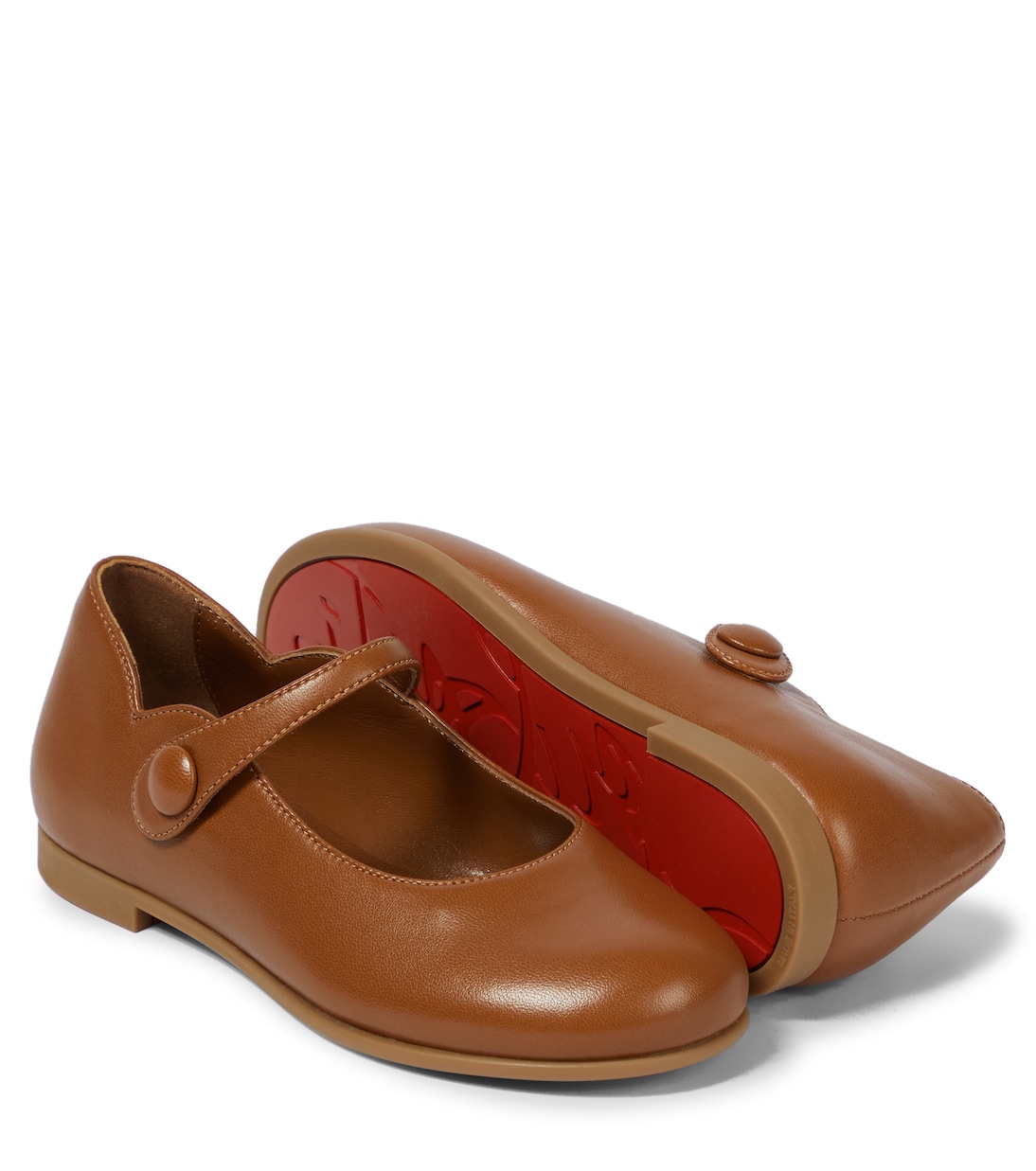 Melodie leather ballet flats | Christian Louboutin Kids
