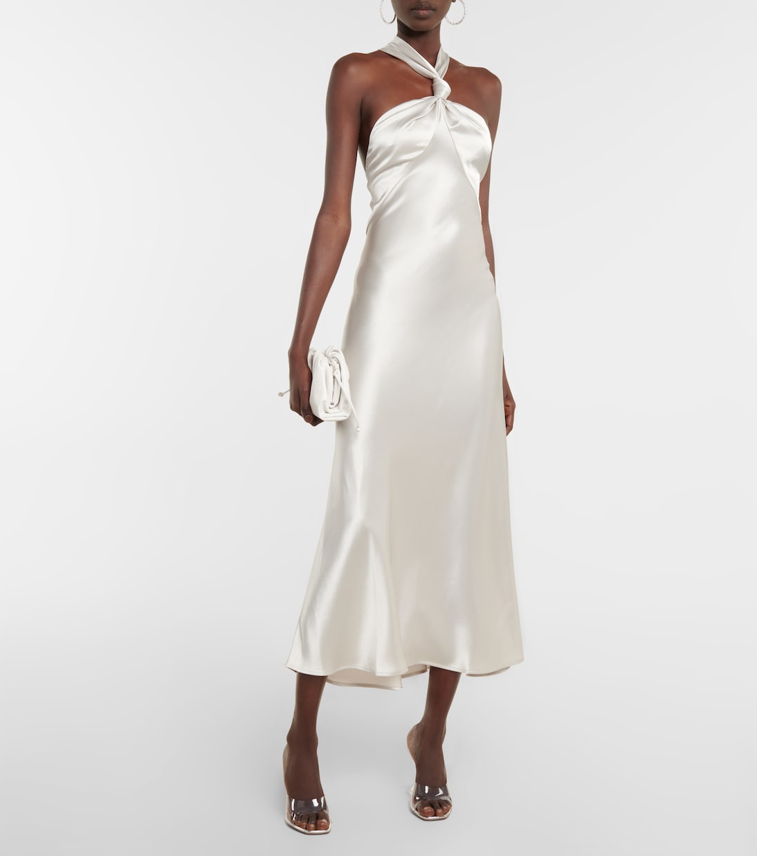 Bridal Santorini satin gown | Galvan