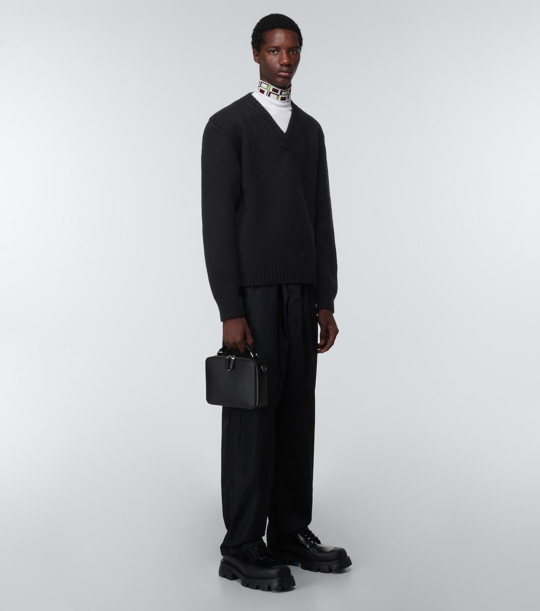Pullover in lana vergine | Prada