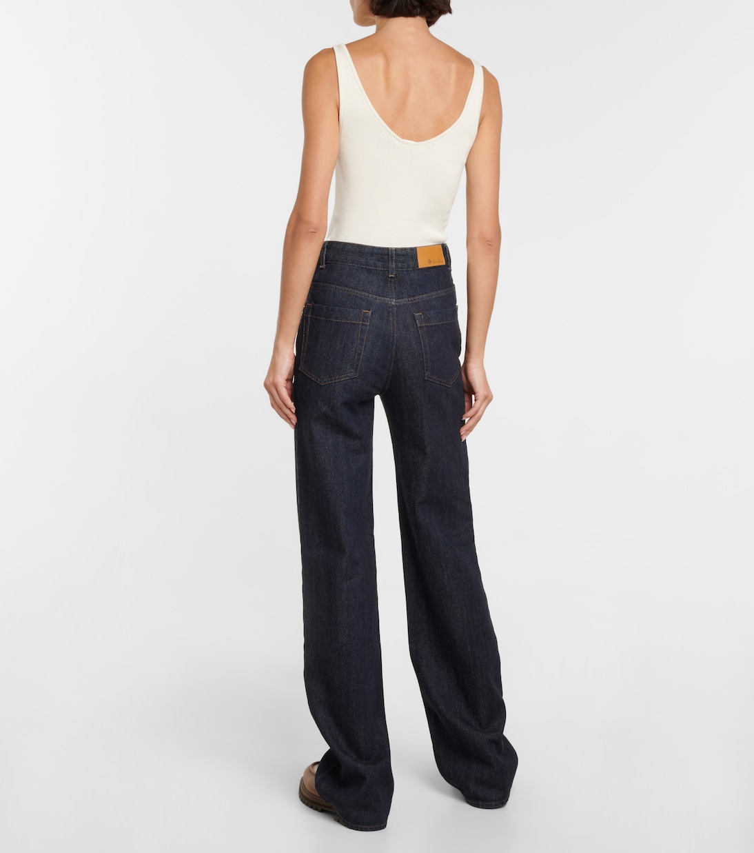 High-Rise Flared Jeans | Loro Piana