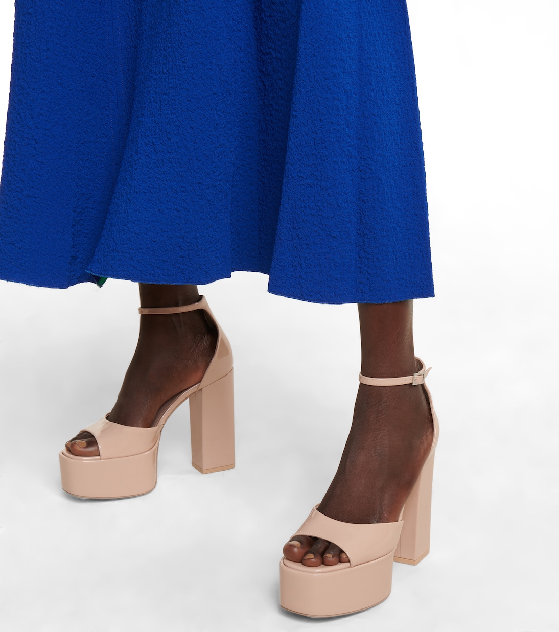Tatiana patent leather platform sandals | Paris Texas