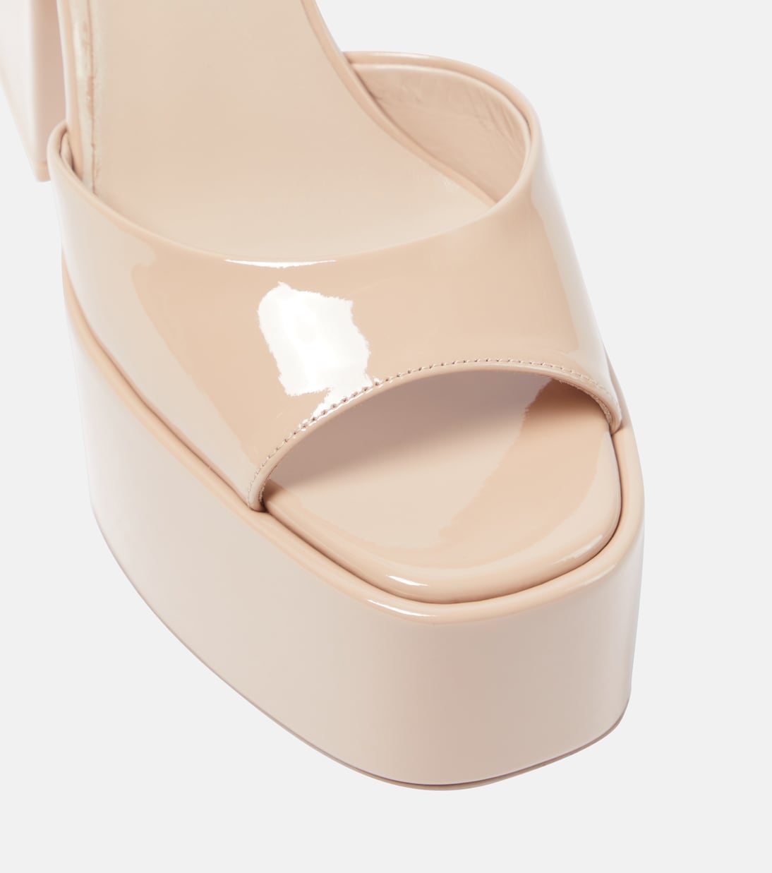 Tatiana patent leather platform sandals | Paris Texas