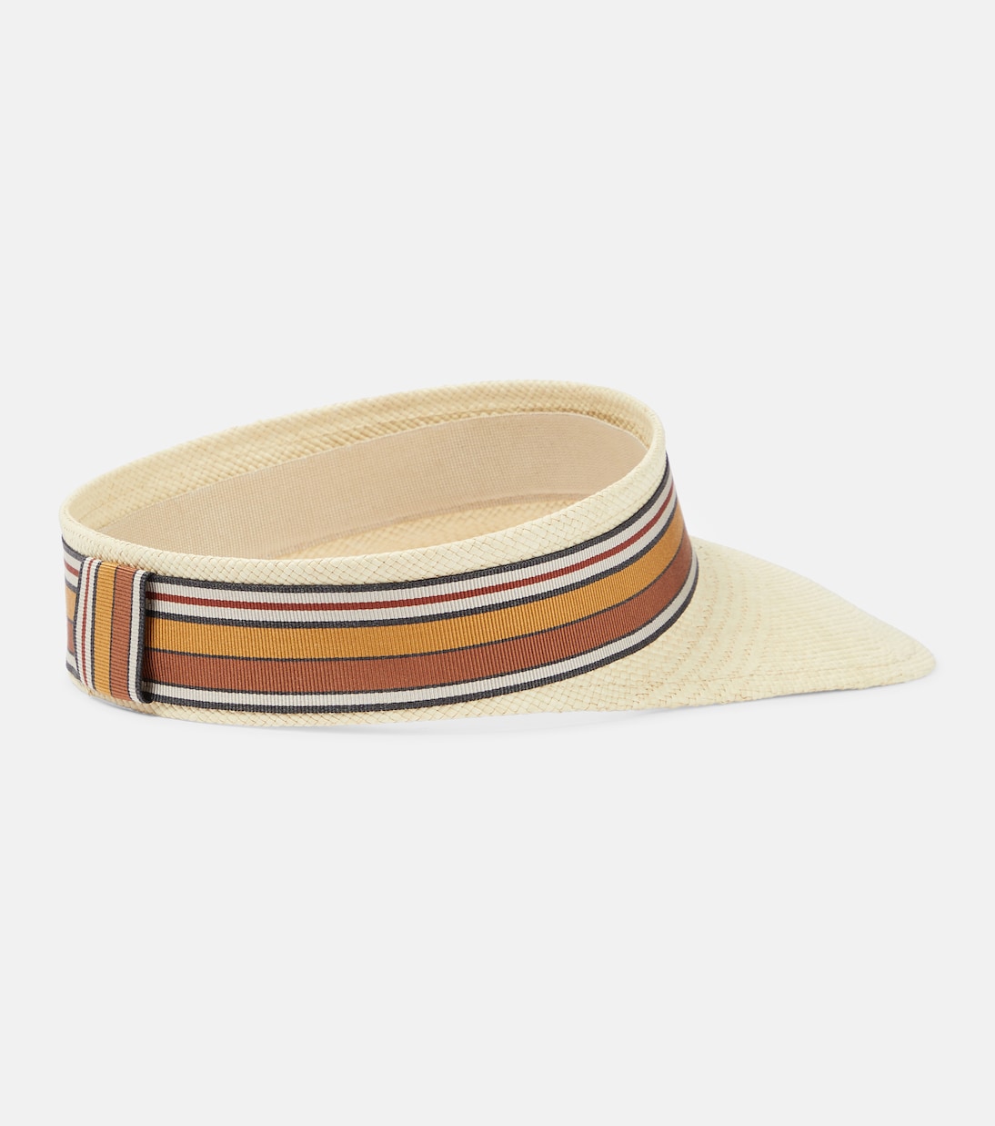 Cappello in paglia Loro Piana con motivo righe, stile casual per giovani